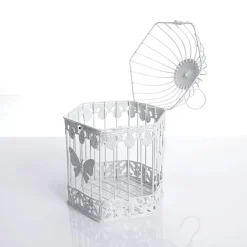 DecoWoerner Decoración De Primavera>Juego De Jaulas Decorativas Para Pájaros 2 Unidades 48x26x23 Cm / 41x21x18 Cm