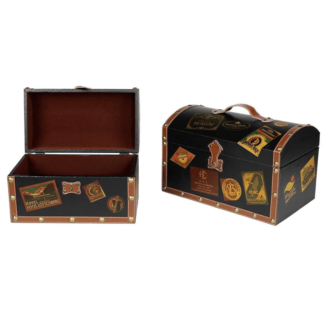 DecoWoerner Decoración Temática>Juego De Maletín, 2 Piezas