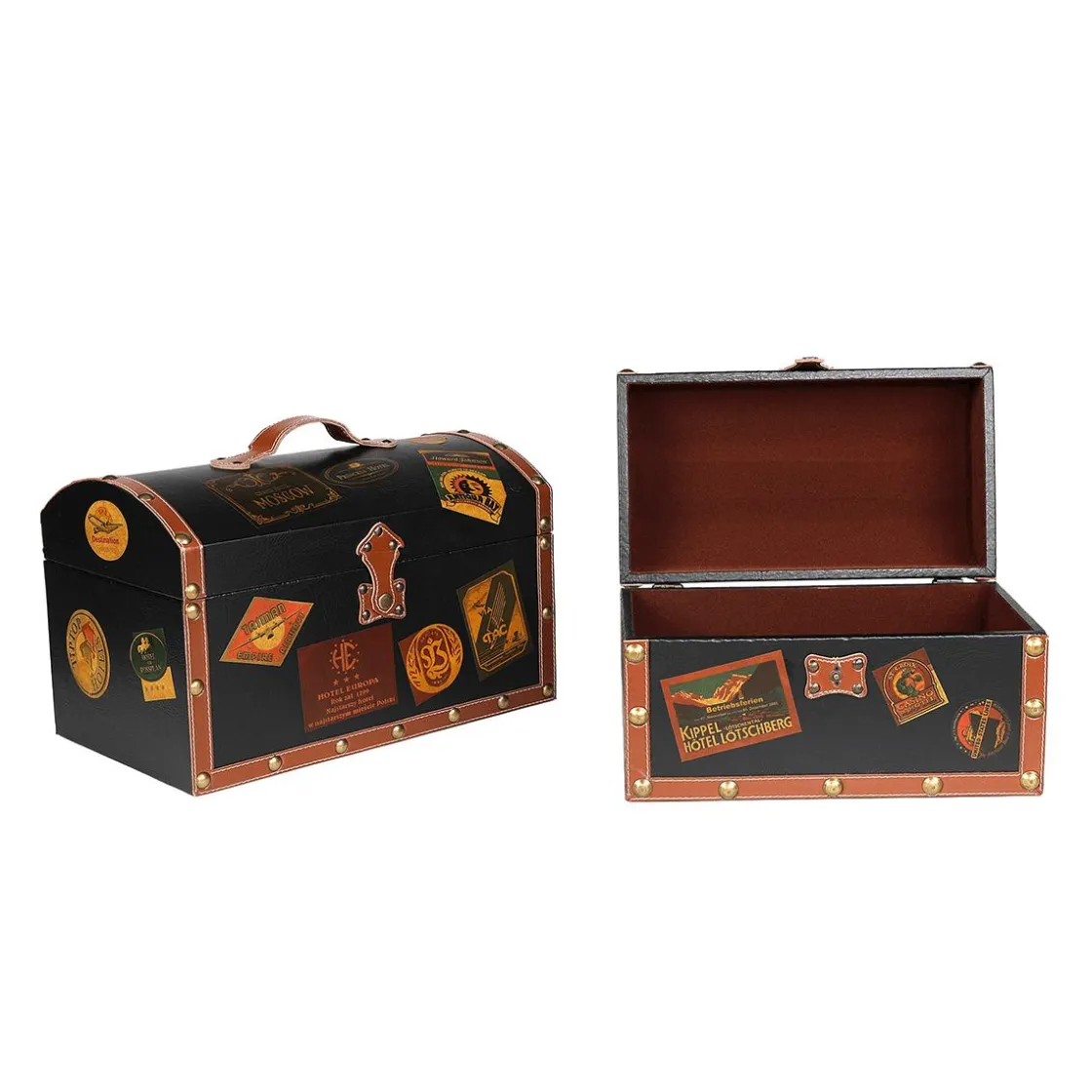 DecoWoerner Decoración Temática>Juego De Maletín, 2 Piezas