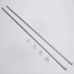 DecoWoerner Accesorios>Juego De Varillas Para Colgar Banderolas De Tela Para Superficies De Cristal 79 Cm