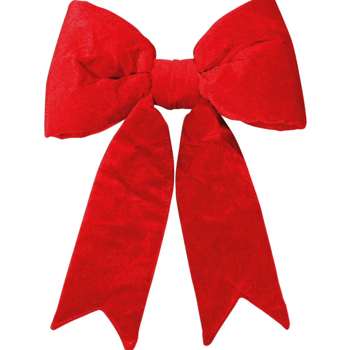 DecoWoerner Decoración Navideña Xxl>Lazo De Navidad De Terciopelo Longitud 40 Cm