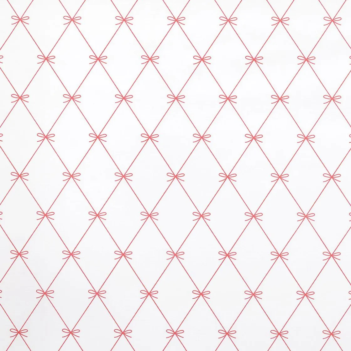 DecoWoerner Papel De Regalo>Lazos De Papel De Regalo Blanco / Rojo, 70 Cm De Ancho, Rollo De 40 M