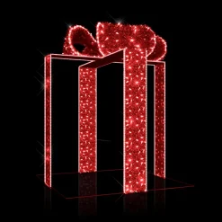 DecoWoerner Luz Decorativa|Decoración Navideña Xxl>Lazos De Regalo LED Para Exterior 240 X 200 Cm