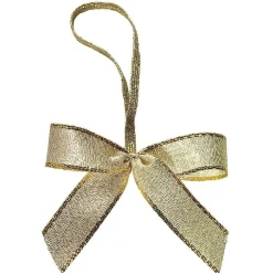 DecoWoerner Lazos De Regalo>Lazos Decorativos Dorado 20 Cm, 100 Piezas