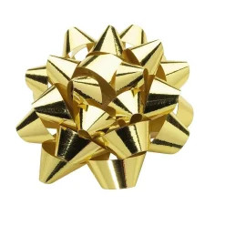 DecoWoerner Lazos De Regalo>Lazos Decorativos Dorados Para Pegar Ø 6 Cm , 25 Piezas