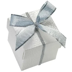 DecoWoerner Lazos De Regalo>Lazos Decorativos Plateado 20 Cm, 100 Piezas