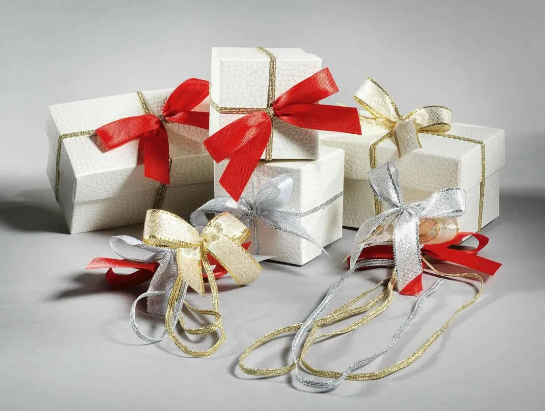 DecoWoerner Lazos De Regalo>Lazos Decorativos /dorado 40 Cm, 100 Piezas