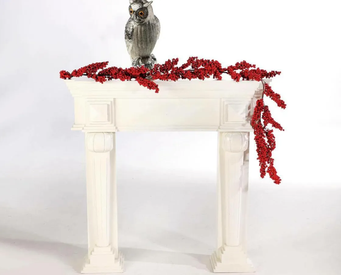 DecoWoerner Decoración De Otoño>Lechuza Decorativa 43 Cm Champán