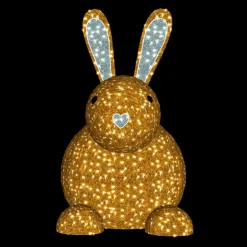 DecoWoerner Luz Decorativa|Decoración De Pascua>LED Conejito Sentado Para Exterior 180x130 Cm