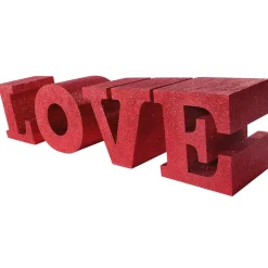 DecoWoerner Decoración Temática>Letras Decorativa LOVE, Rojas
