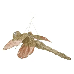 DecoWoerner Decoración De Animales|Decoración De Primavera>Libélula Brillante Con Brillantes 89 Cm