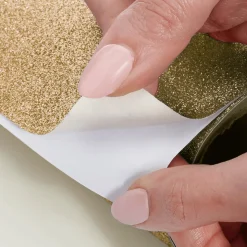 DecoWoerner Láminas Y Películas Decorativas>Lámina Adhesiva De Purpurina De Color Champán Rollo De 50 Cm X 5 M