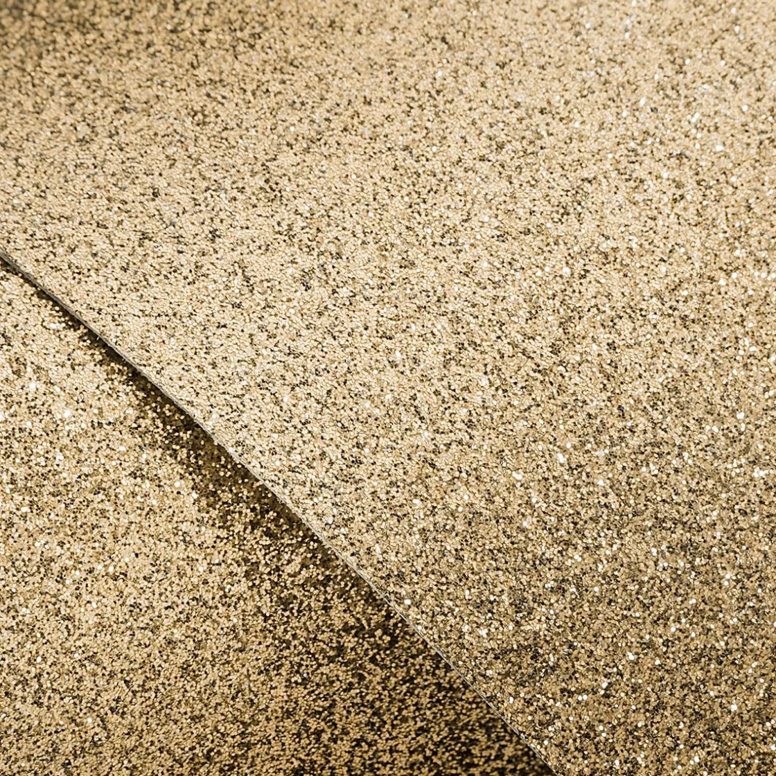DecoWoerner Láminas Y Películas Decorativas>Lámina Adhesiva De Purpurina De Color Champán Rollo De 50 Cm X 5 M