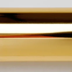 DecoWoerner Film Polipropileno|Láminas Y Películas Decorativas>Lámina Metálica Ignífuga Lumifol 10 M, Dorada