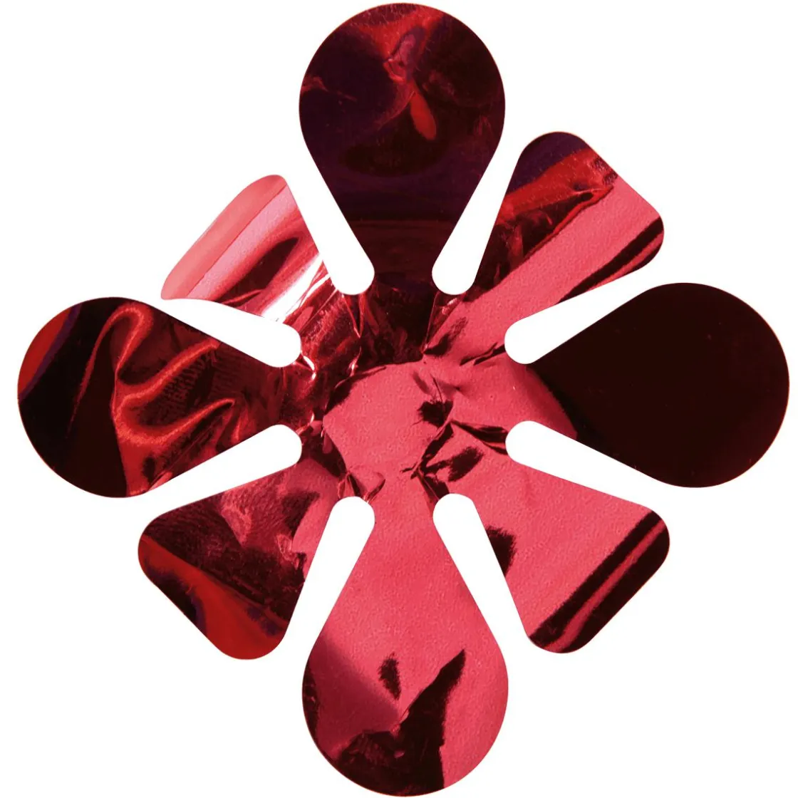 DecoWoerner Láminas Y Películas Decorativas>Lámina óptica Metálica Troquelada De 90 Cm De Ancho, Roja