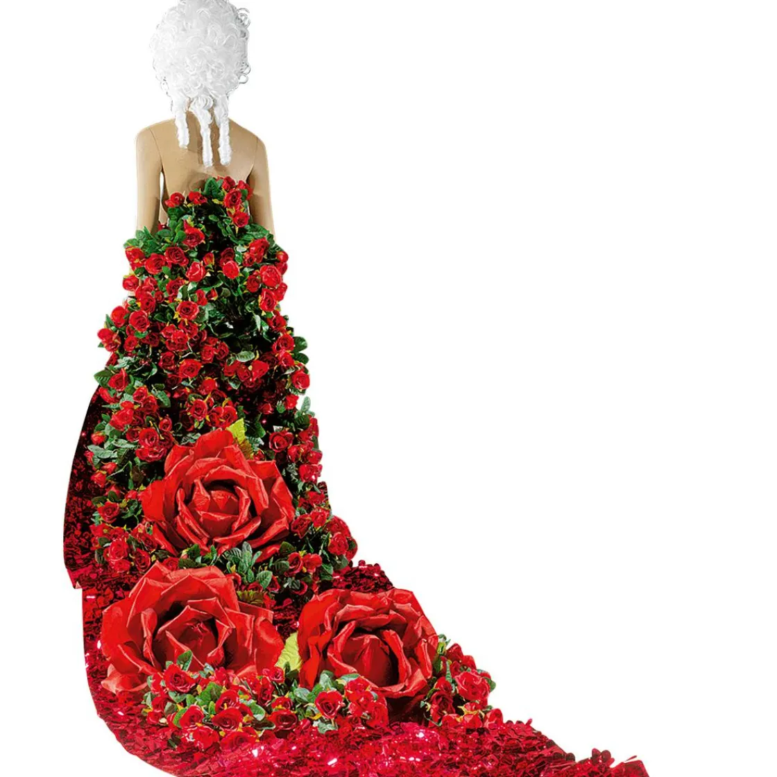 DecoWoerner Láminas Y Películas Decorativas>Lámina óptica Metálica Troquelada De 90 Cm De Ancho, Roja