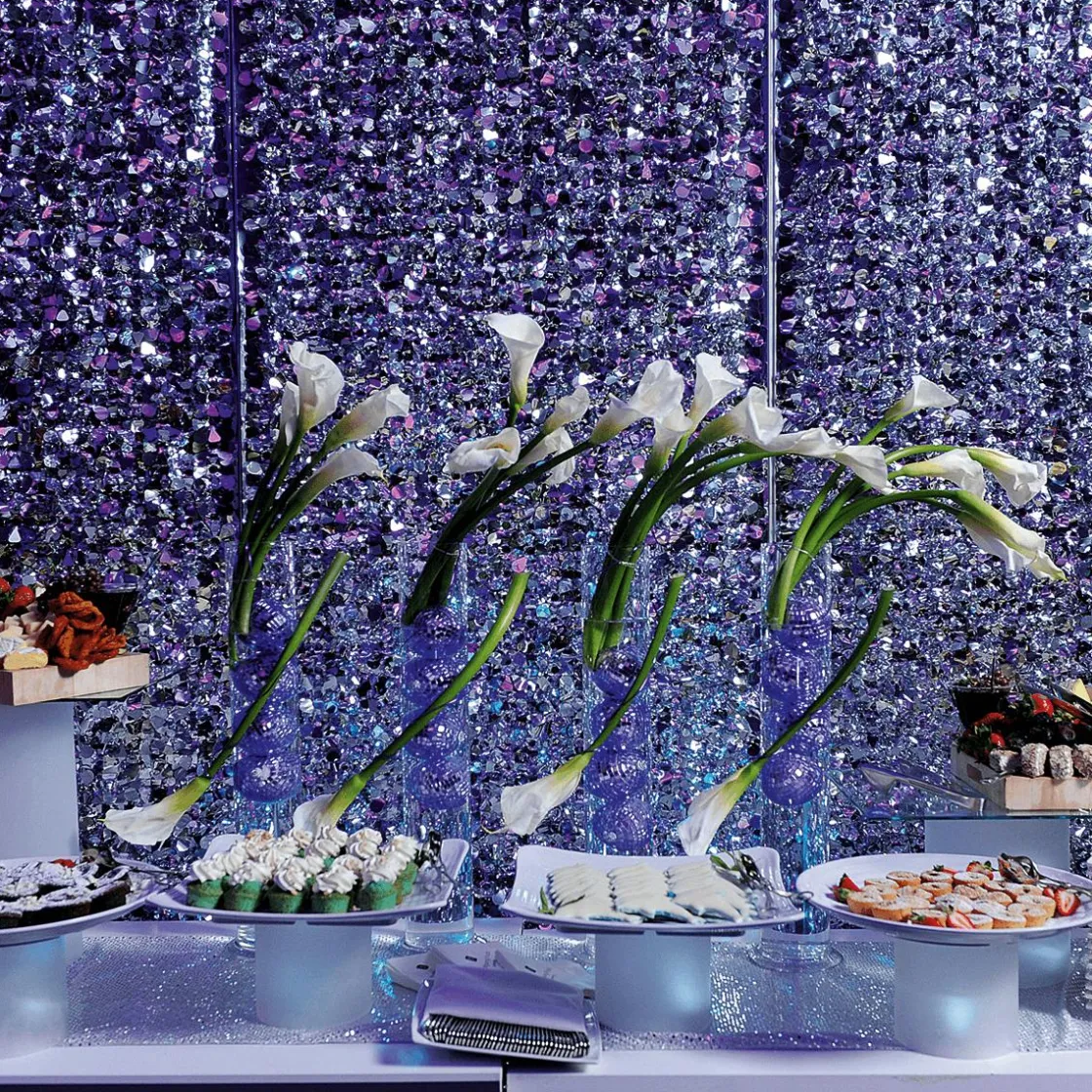 DecoWoerner Láminas Y Películas Decorativas>Lámina óptica Metálica Troquelada De 90 Cm De Ancho, Plateada