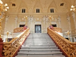 DecoWoerner Decoración Temática|Pancartas Temáticas>Lona XXL "Escalera Del Castillo" De Lona De Camión Ignífuga 250 X 330 Cm