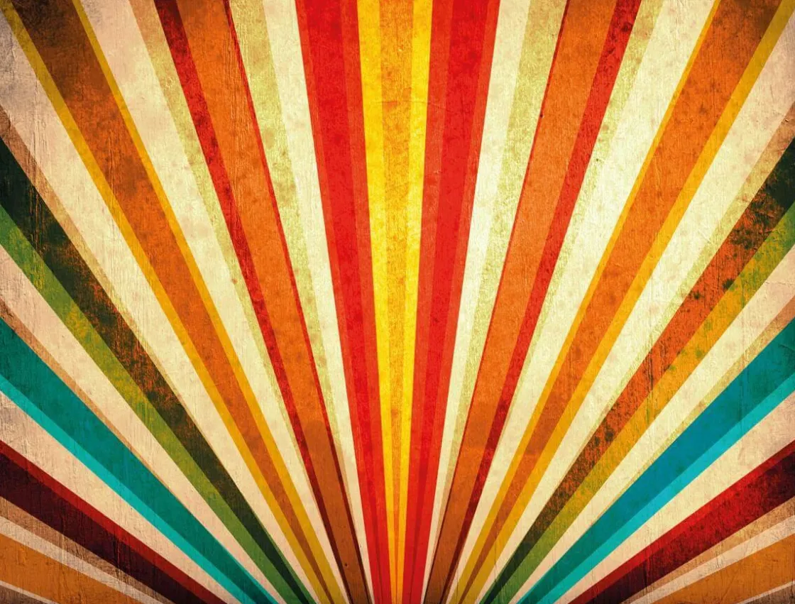 DecoWoerner Pancartas Temáticas|Bandera Xxl>Lona XXL "Rayos De Color" De Lona De Camión Ignífuga 250 X 330 Cm