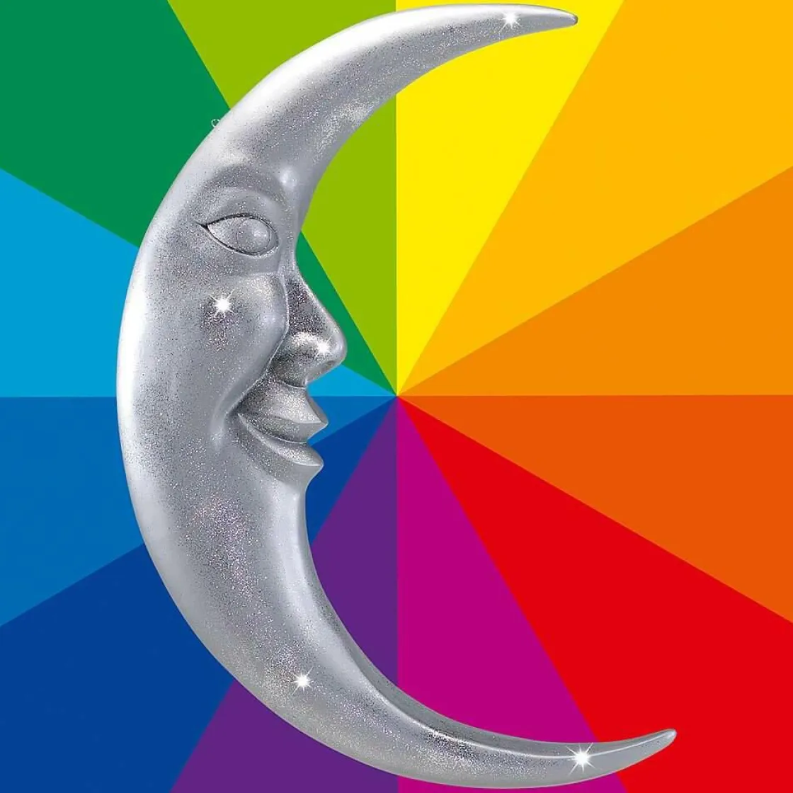 DecoWoerner Decoración Navideña Xxl>Luna Decorativa Con Color Personalizado