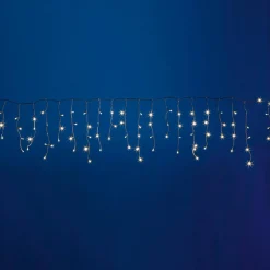 DecoWoerner Luces De Navidad>Luz Icicle Light LED 24 V Para Exteriores, 152 LED, 200 X 100 Cm