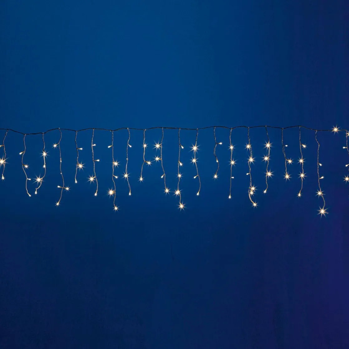 DecoWoerner Luces De Navidad>Luz Icicle Light LED 24 V Para Exteriores, 152 LED, 200 X 100 Cm
