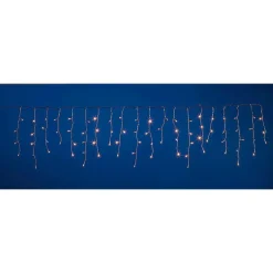 DecoWoerner Luces De Navidad>Luz Icicle Light LED 24 V Para Exteriores, 152 LED, 200 X 100 Cm
