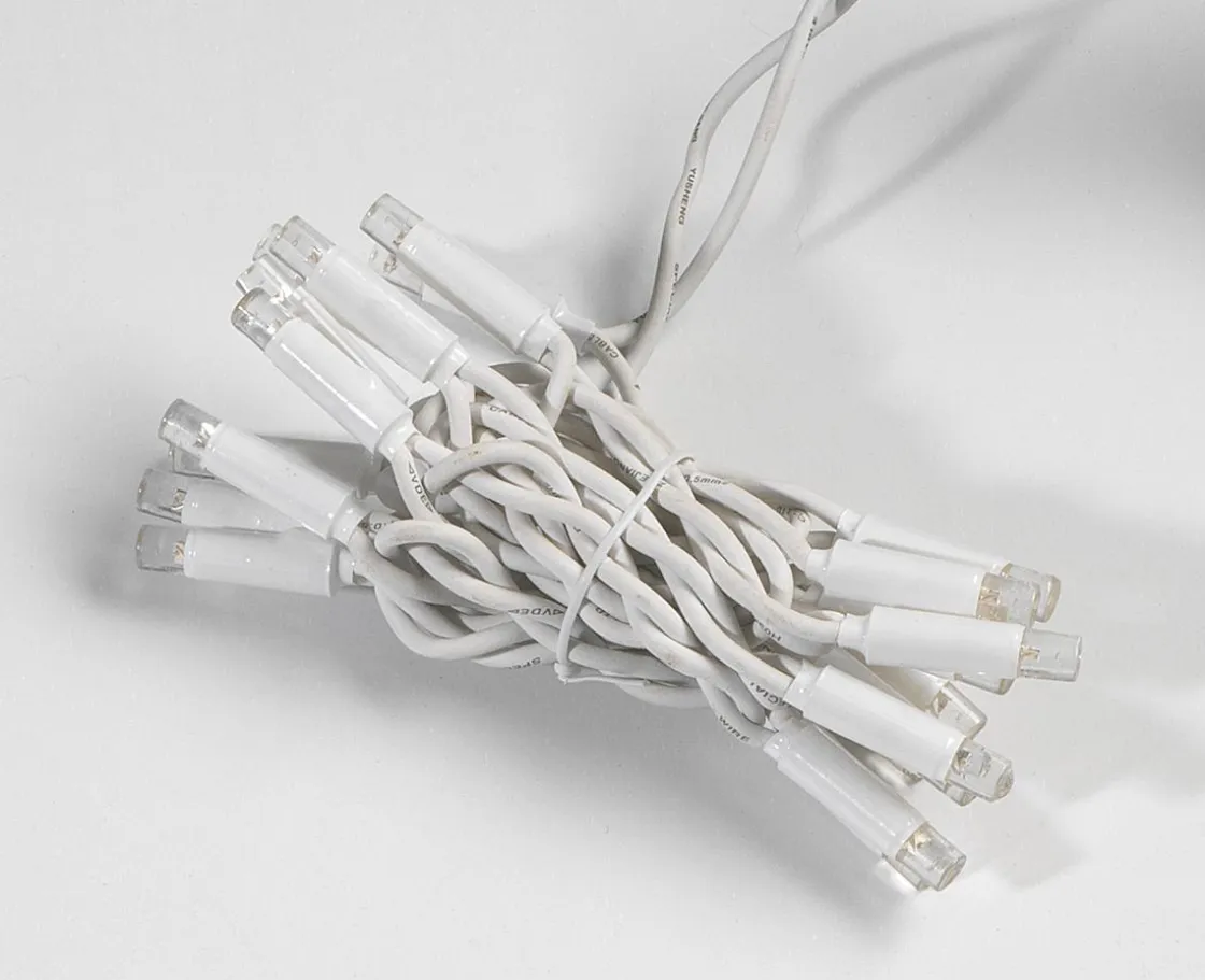 DecoWoerner Luces De Navidad>Luz Icicle Light LED Para Uso Profesional Sistema IP67, 114 LED, 300 X 50 Cm, Sin Cable