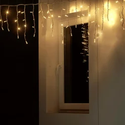DecoWoerner Luces De Navidad>Luz Icicle Light LED Parpadeante Para Uso Profesional Sistema IP67, 114 LED, 300 X 50 Cm