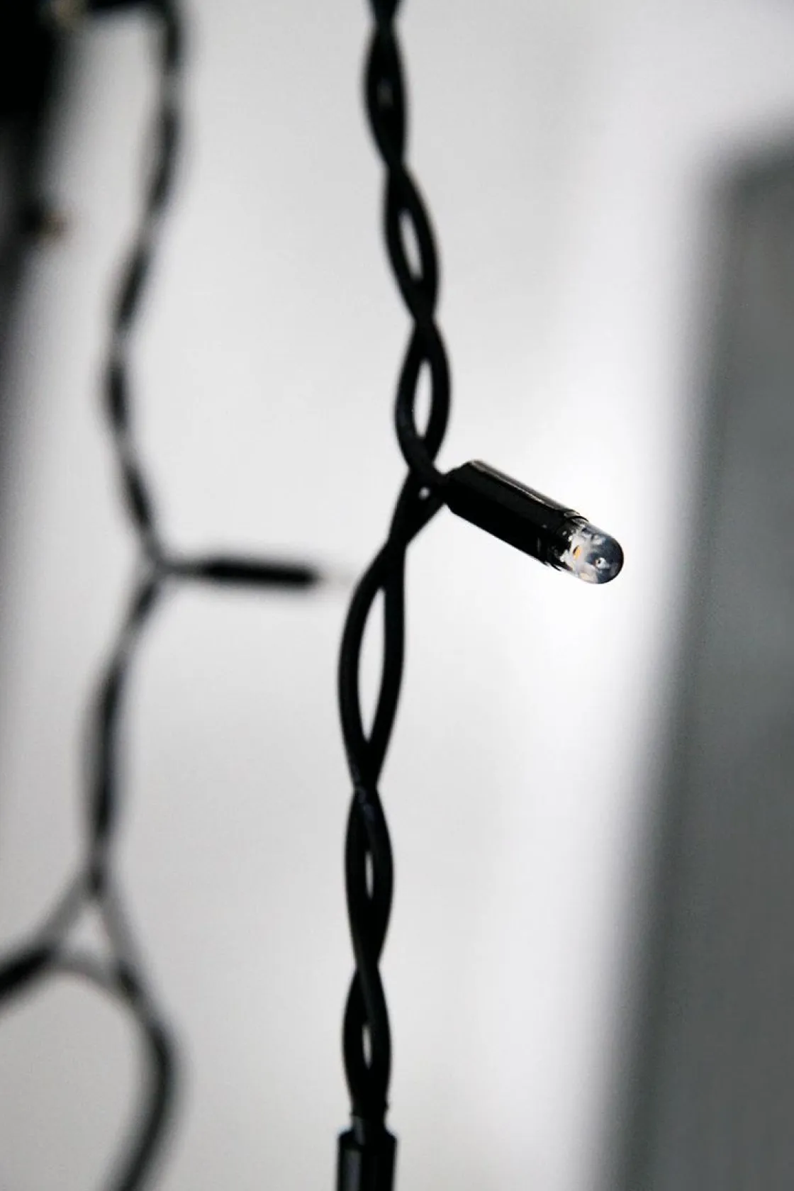 DecoWoerner Luces De Navidad>Luz Intermitente Icicle Negra IP67, 3 X 1 M