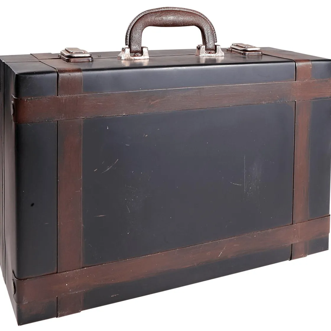 DecoWoerner Expositores Para Tiendas|Decoración Temática>Maleta Decorativa De Metal, 40 X 26 Cm
