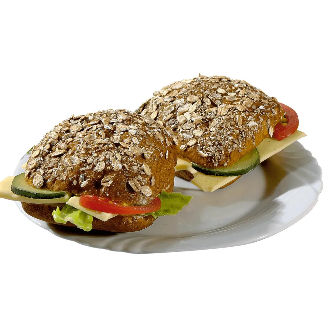 DecoWoerner Platos Y Comida Rápida|Pan Y Pastel>Maniquí Cubierto De Panecillos Integrales