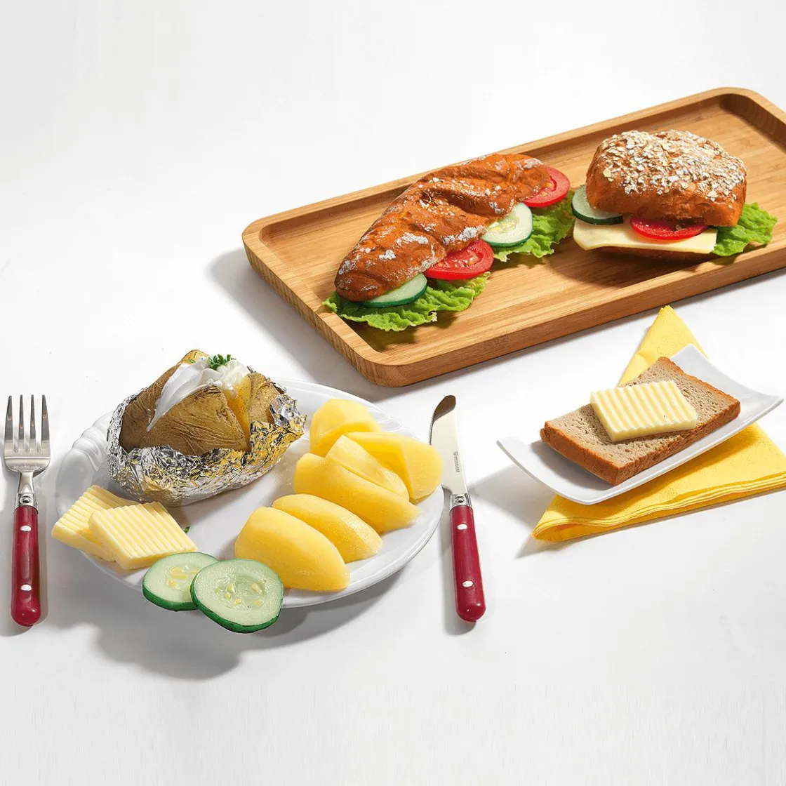 DecoWoerner Platos Y Comida Rápida|Pan Y Pastel>Maniquí Cubierto De Panecillos Integrales