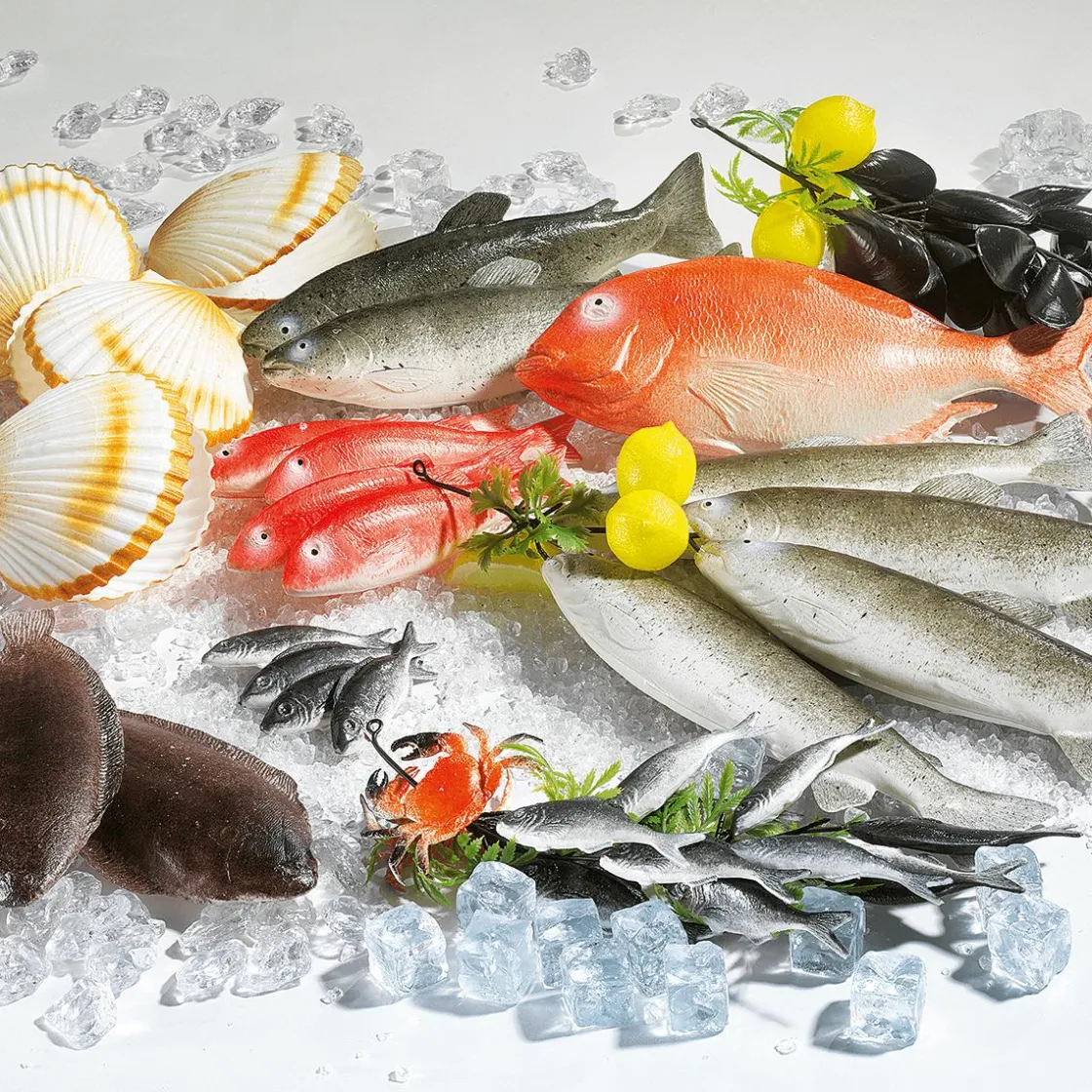 DecoWoerner Pescados Y Mariscos>Maniquí De Solla, 2 Piezas
