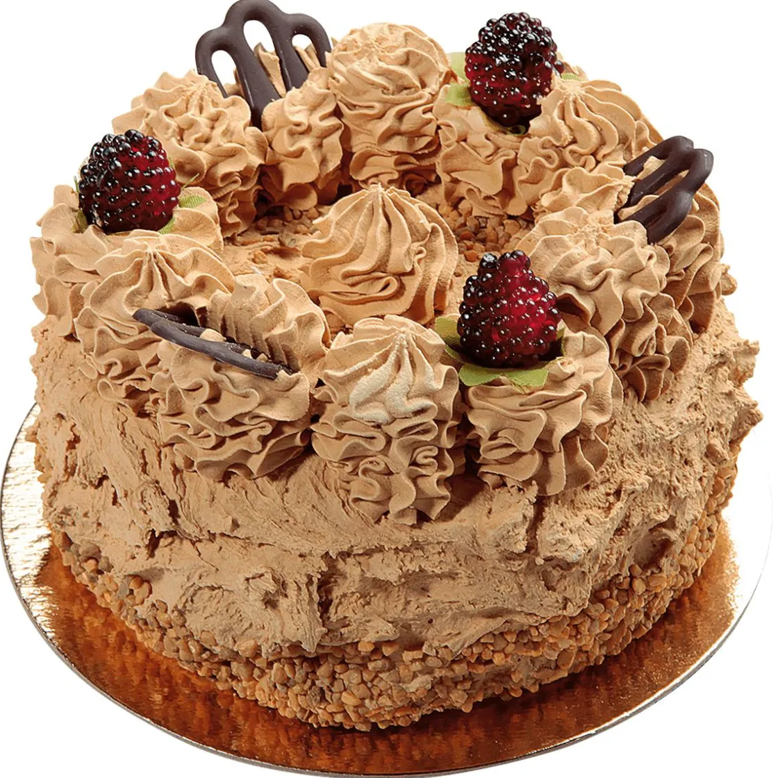 DecoWoerner Pan Y Pastel>Maniquí De Tarta De Chocolate 15 Cm Ø