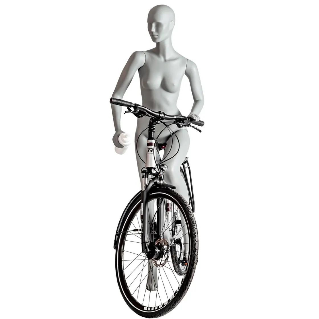 DecoWoerner Maniquíes>Maniquí Deportivo Mujer Ciclista, Caminante - Pierna Izquierda Levantada Y Brazos Izquierdos Flexionados