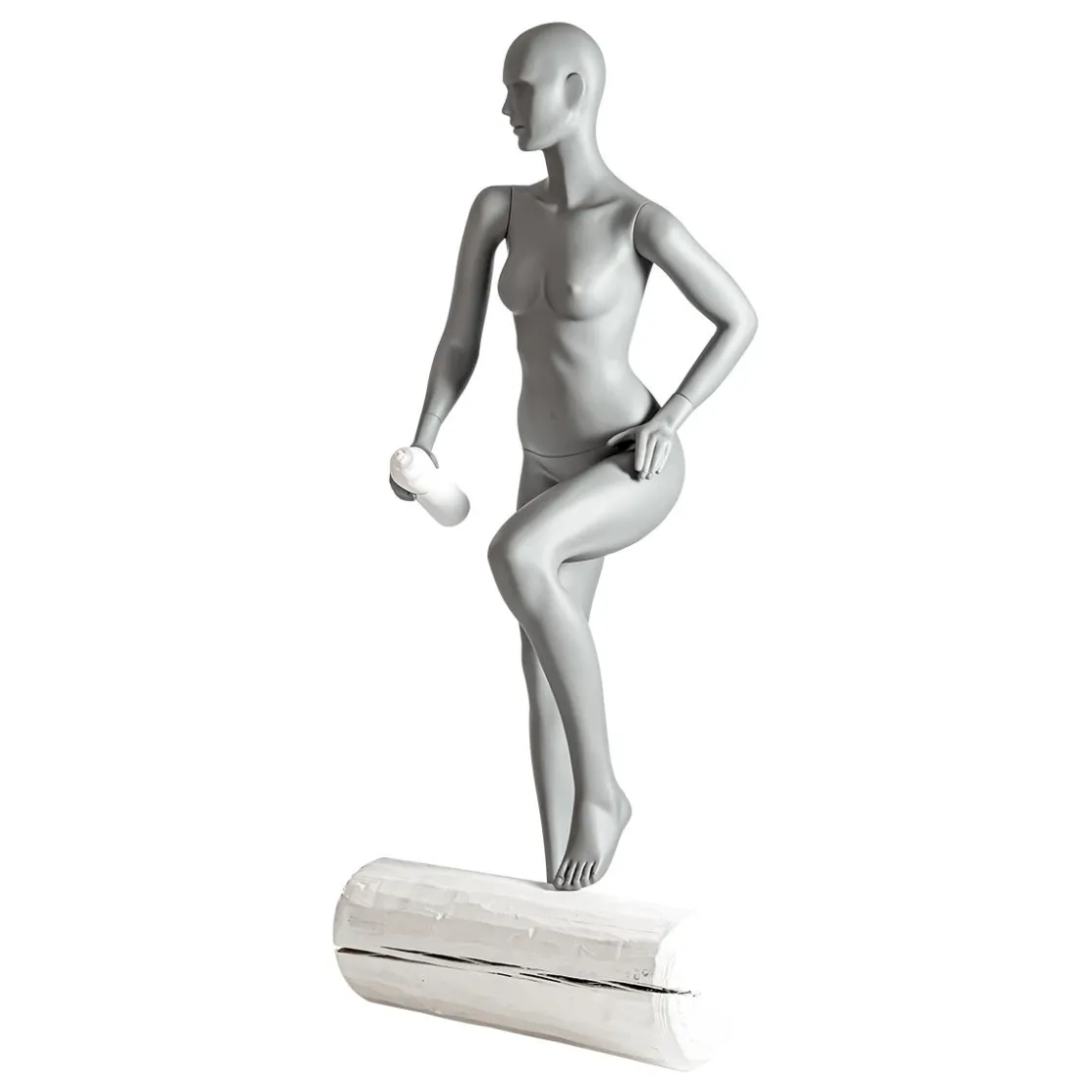 DecoWoerner Maniquíes>Maniquí Deportivo Mujer Ciclista, Caminante - Pierna Izquierda Levantada Y Brazos Izquierdos Flexionados