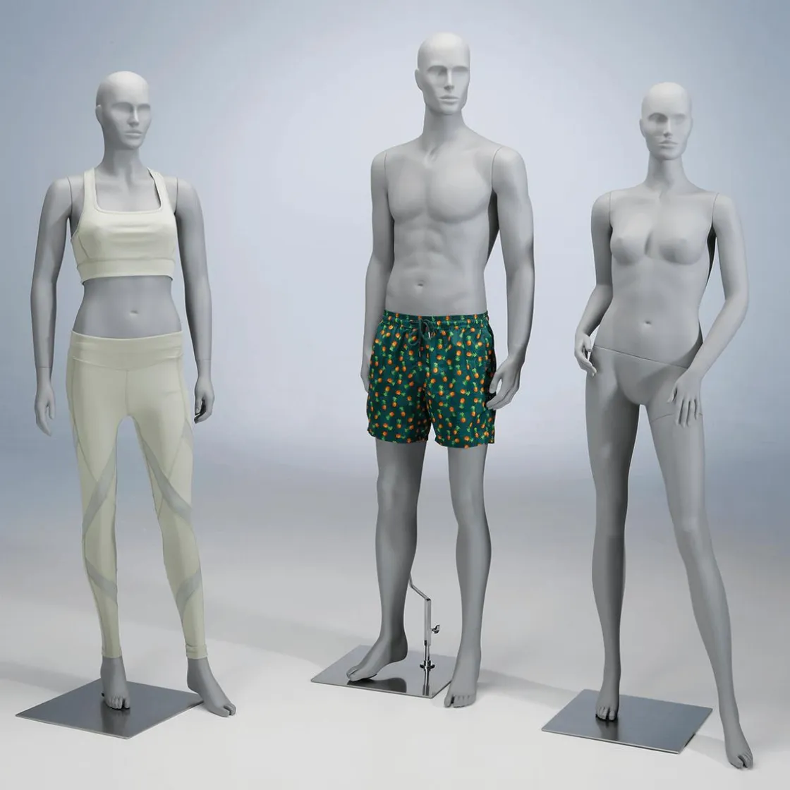 DecoWoerner Maniquíes>Maniquí Deportivo Mujer Deportista - Pierna Izquierda Al Descubierto