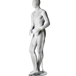 DecoWoerner Maniquíes>Maniquí Hombre ESCULTURA Pierna Cruzada Hormigón Óptico