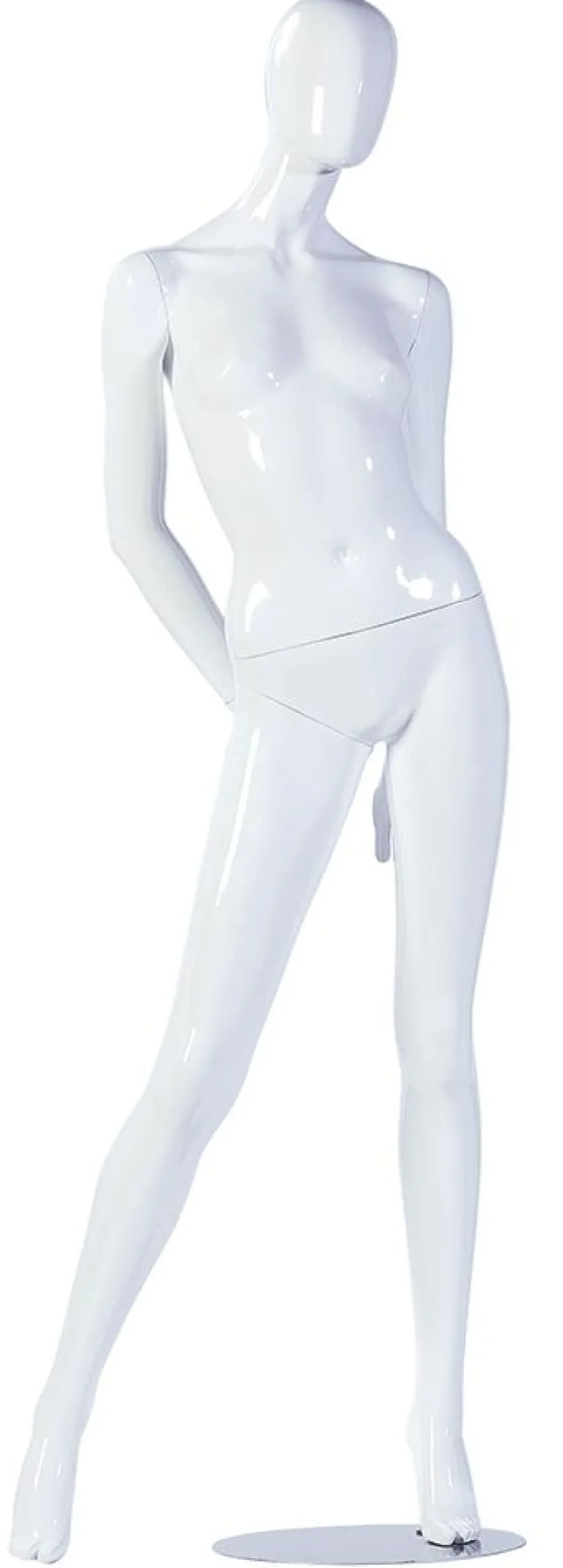 DecoWoerner Maniquíes>Maniquí Mujer APART Brillante, Brazos Trasero