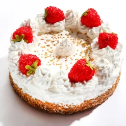DecoWoerner Pan Y Pastel>Maniquí Para Tarta De Fresa Y Nata 20 Cm Ø