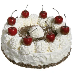 DecoWoerner Pan Y Pastel>Maniquí Para Tarta De Nata Y Cerezas 20 Cm Ø