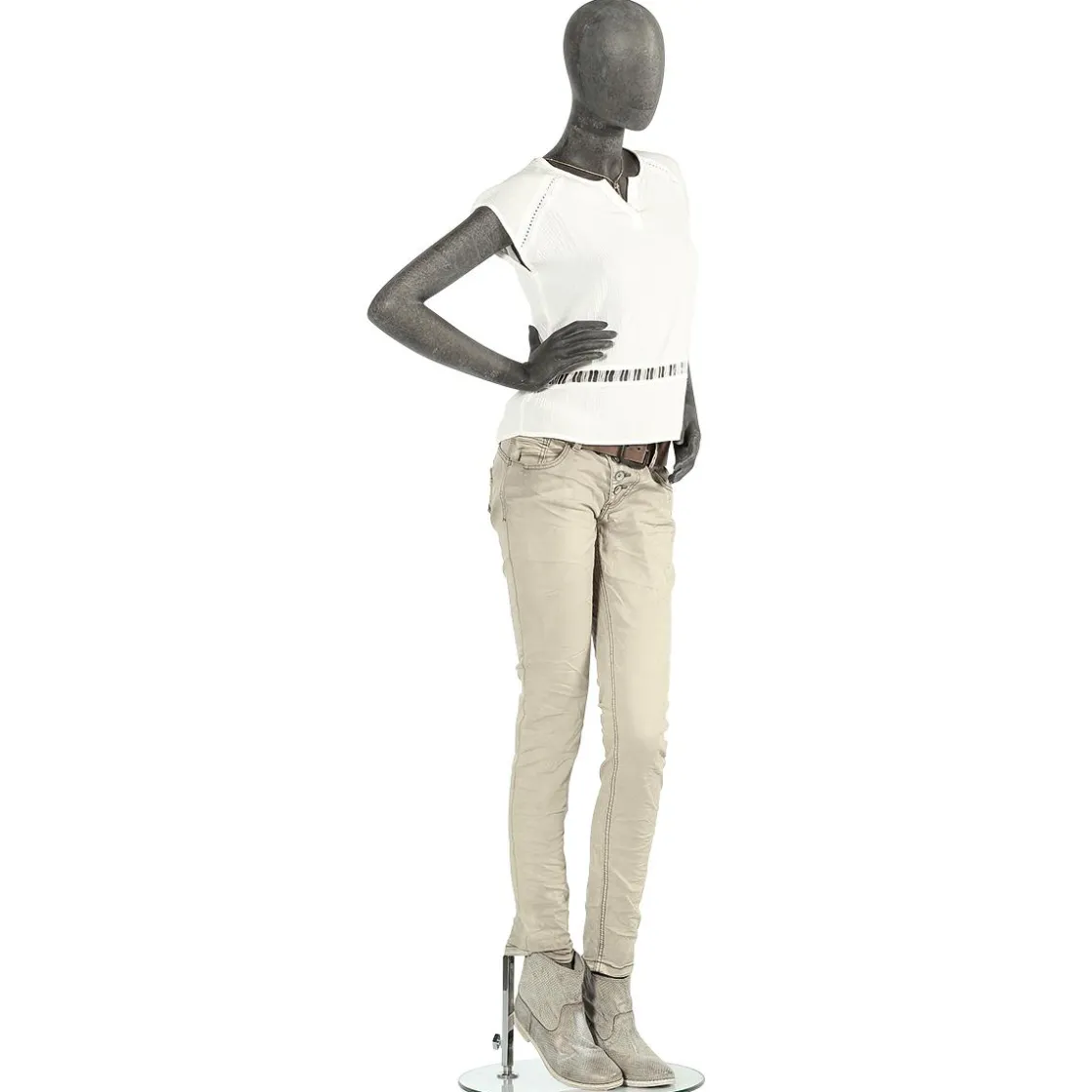 DecoWoerner Maniquíes>Maniquí Premium Mujer, Pierna Izquierda Y Brazo Derecho Doblados