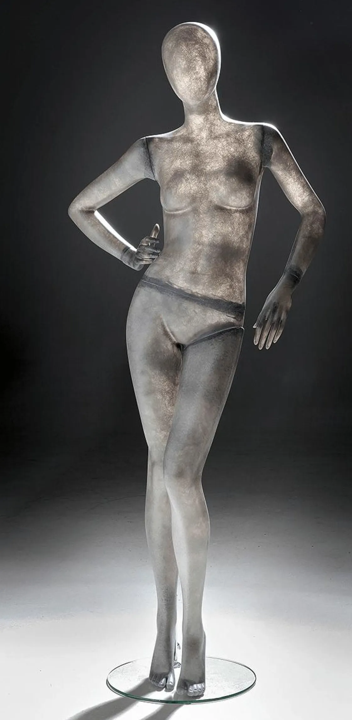 DecoWoerner Maniquíes>Maniquí Premium Mujer, Pierna Izquierda Y Brazo Derecho Doblados