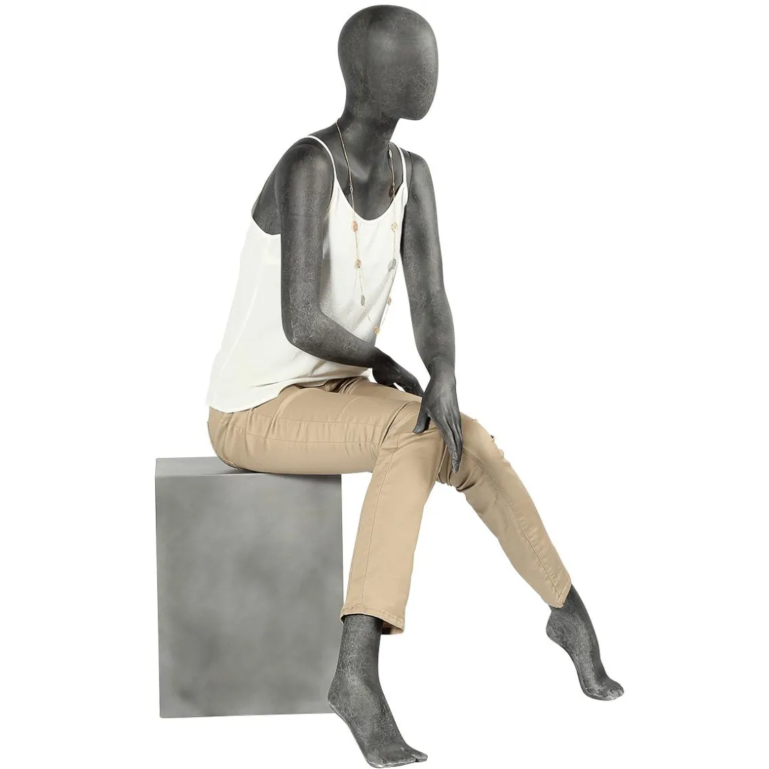 DecoWoerner Maniquíes>Maniquí Premium Mujer, Sentada