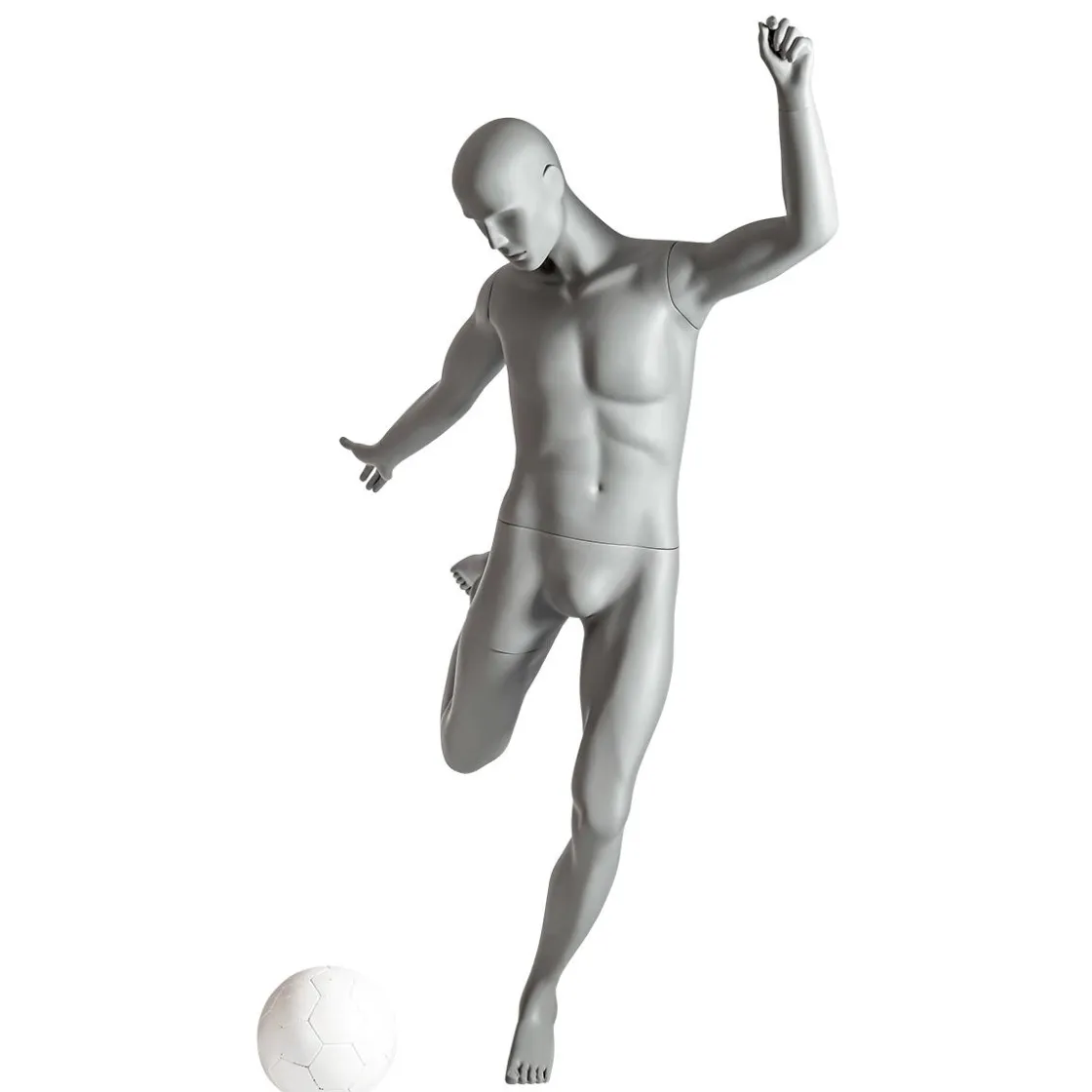 DecoWoerner Maniquíes>Maniquí Sport Hombre Futbolista - Pierna Derecha Levantada