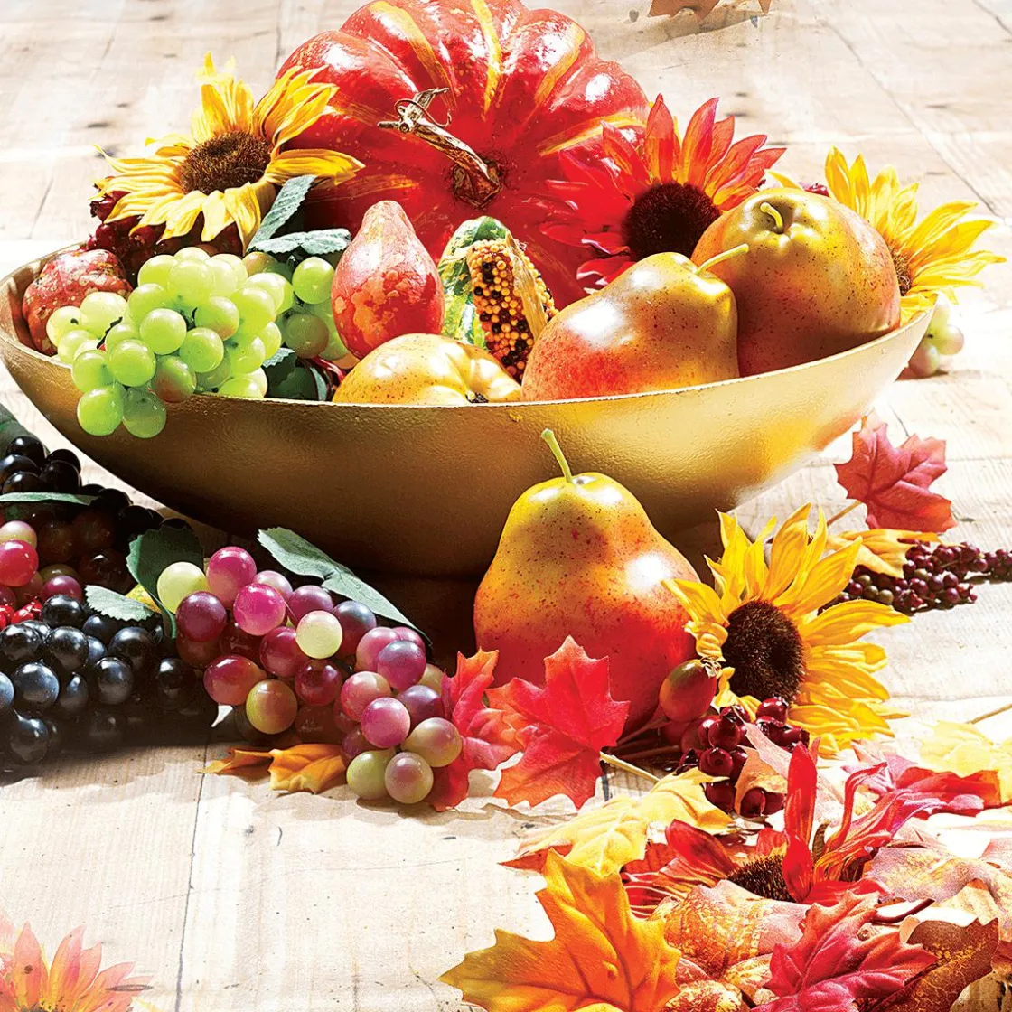 DecoWoerner Decoración De Otoño|Frutas>Maniquíes De Uvas Rojas
