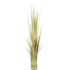 DecoWoerner Decoración Temática|Hierba Decorativa>Manojo De Césped Artificial Dorado
