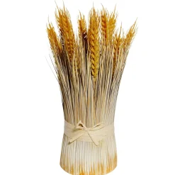 DecoWoerner Decoración De Otoño|Hierba Decorativa>Manojo De Espigas De Trigo Decorativo, 30 Cm