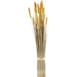 DecoWoerner Decoración De Otoño|Hierba Decorativa>Manojo De Espigas De Trigo Decorativo, 90 Cm